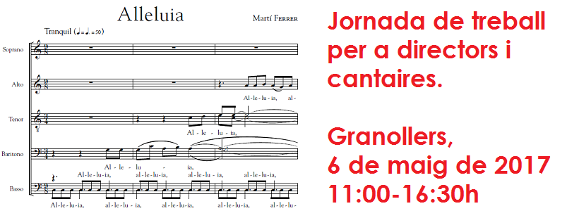 Jornada de treball per a cantaires i directors